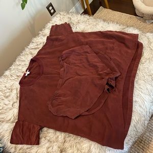 Lunya sleep set. Worn once. Size L/XL